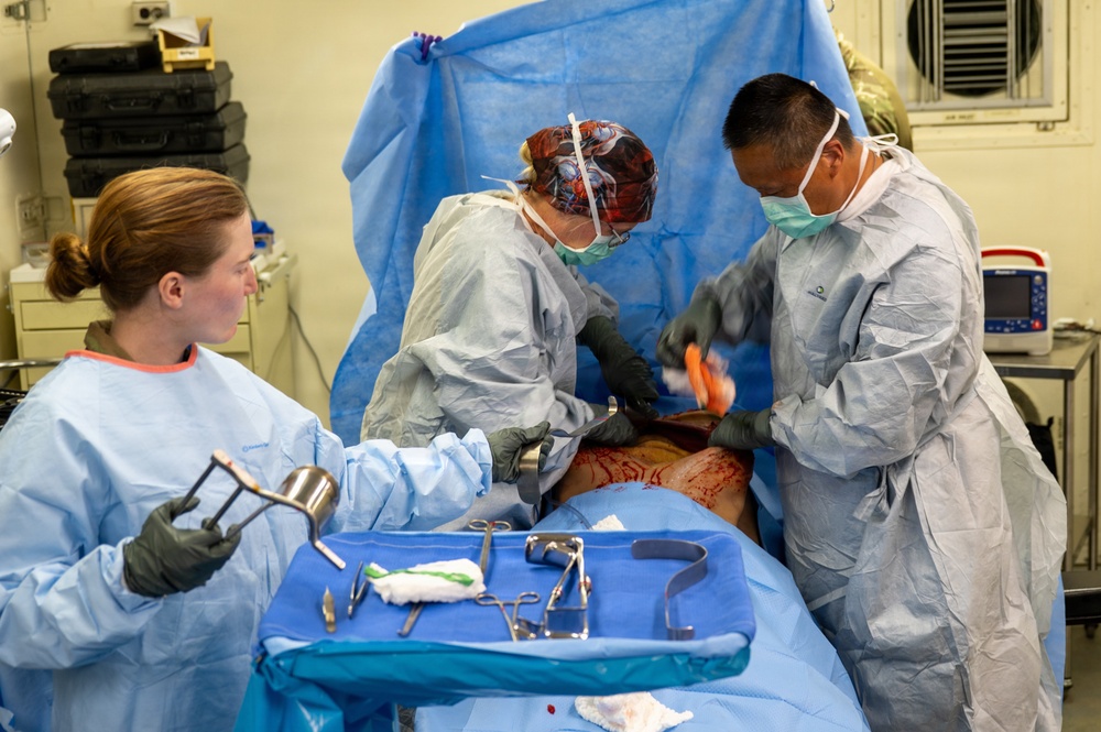 338th Medical Brigade Surgical Cut Suit