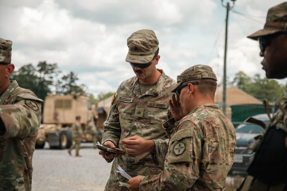737th Transportation Company transports fuel to Keesler Air Force Base during Operation Sentinel Justice