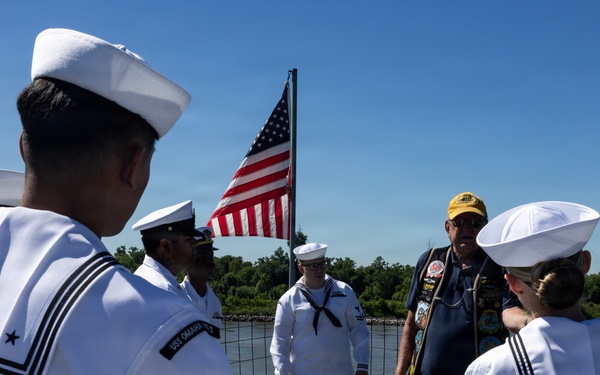 Sailors Visit Freedom Park During Omaha Navy Week