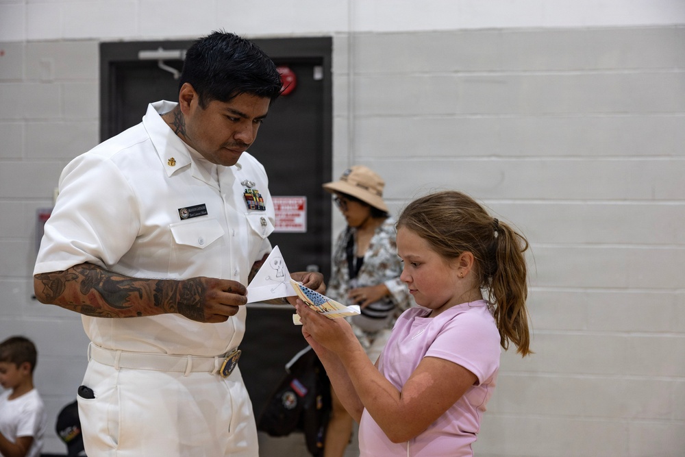 Sailors Visit Omaha-area YMCA During Omaha Navy Week