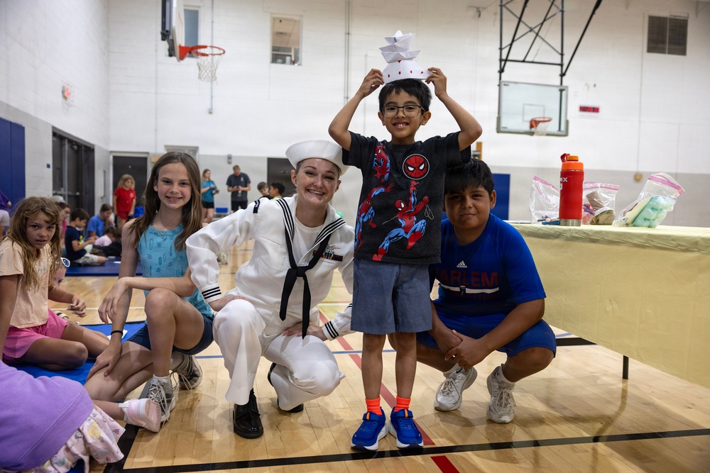 Sailors Visit Omaha-area YMCA During Omaha Navy Week