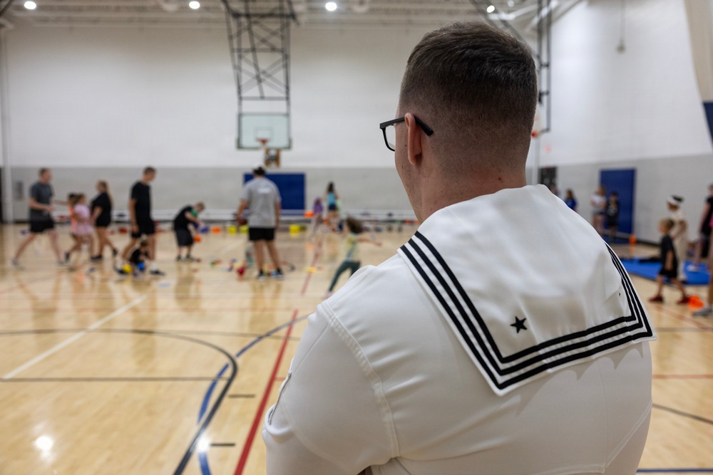 Sailors Visit Omaha-area YMCA During Omaha Navy Week