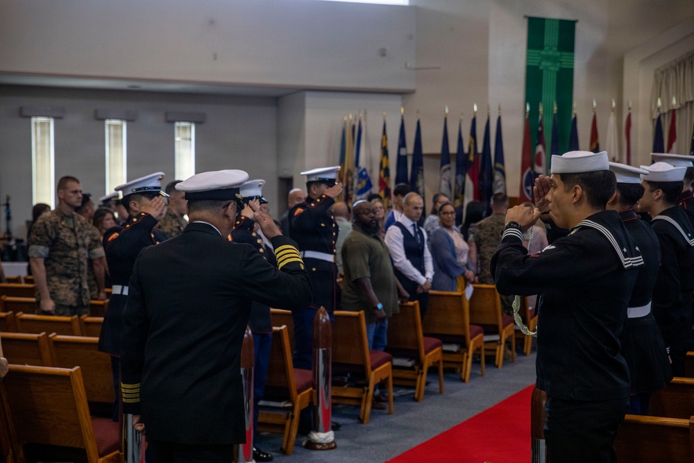 U.S. Navy Capt. Dominick Fernandez retirement ceremony