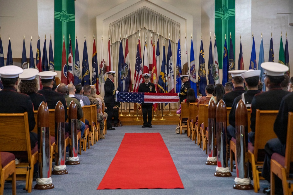 U.S. Navy Capt. Dominick Fernandez retirement ceremony