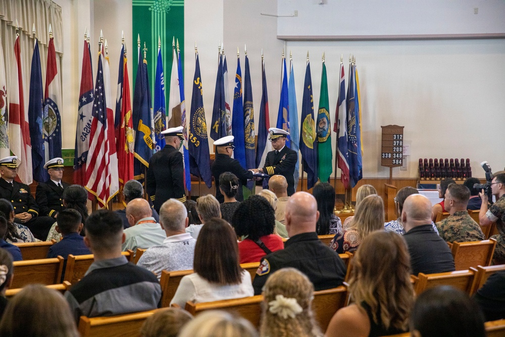 U.S. Navy Capt. Dominick Fernandez retirement ceremony