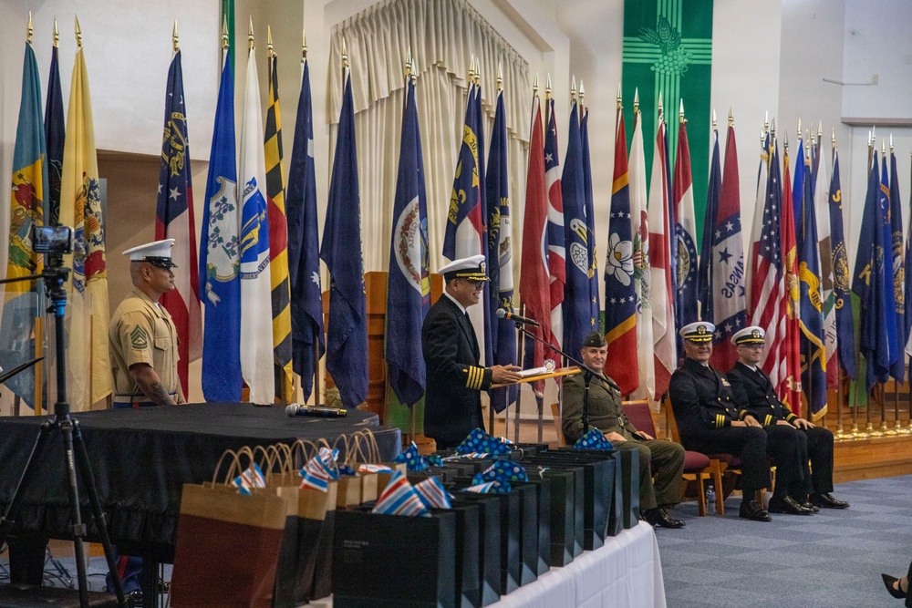 U.S. Navy Capt. Dominick Fernandez retirement ceremony