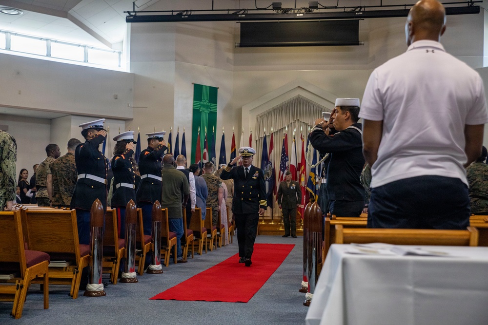 U.S. Navy Capt. Dominick Fernandez retirement ceremony