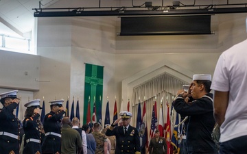 U.S. Navy Capt. Dominick Fernandez retirement ceremony