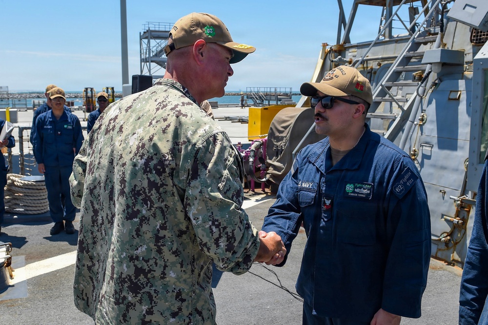 SWOBOSS Visits USS Fitzgerald