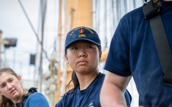 U.S. Coast Guard Cutter Barque Eagle begins second training phase of 2026 season