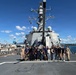 USS Carl M. Levin hosts future Navy officer candidates