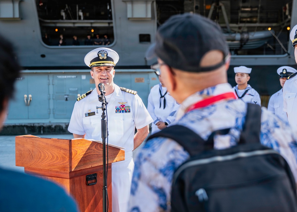 George Washington Conducts Guam Media Avail