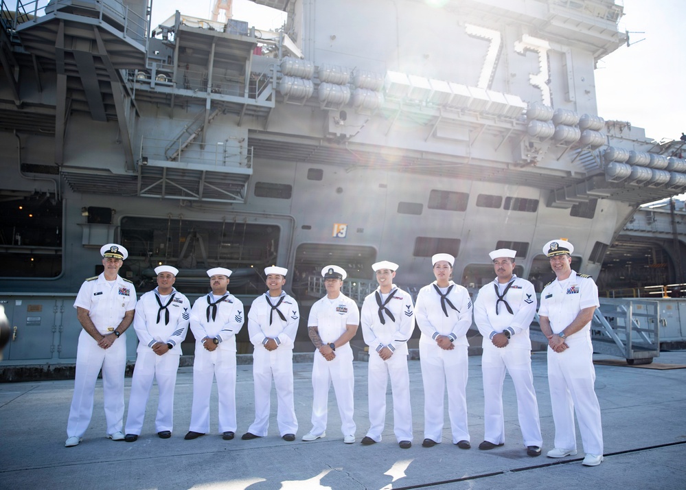 George Washington Conducts Guam Media Avail
