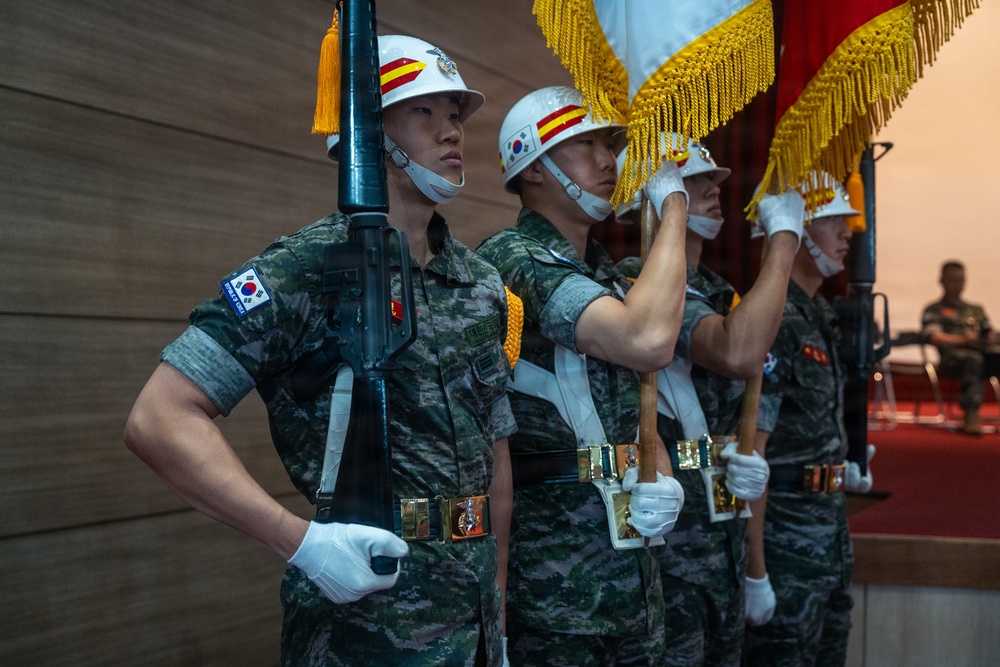 U.S. Marines Participate in the International Sniper Competition: Opening Ceremony