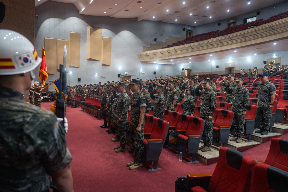 U.S. Marines Participate in the International Sniper Competition: Opening Ceremony