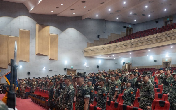 U.S. Marines Participate in the International Sniper Competition: Opening Ceremony