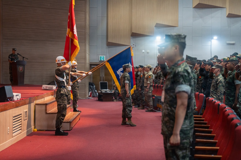 U.S. Marines Participate in the International Sniper Competition: Opening Ceremony