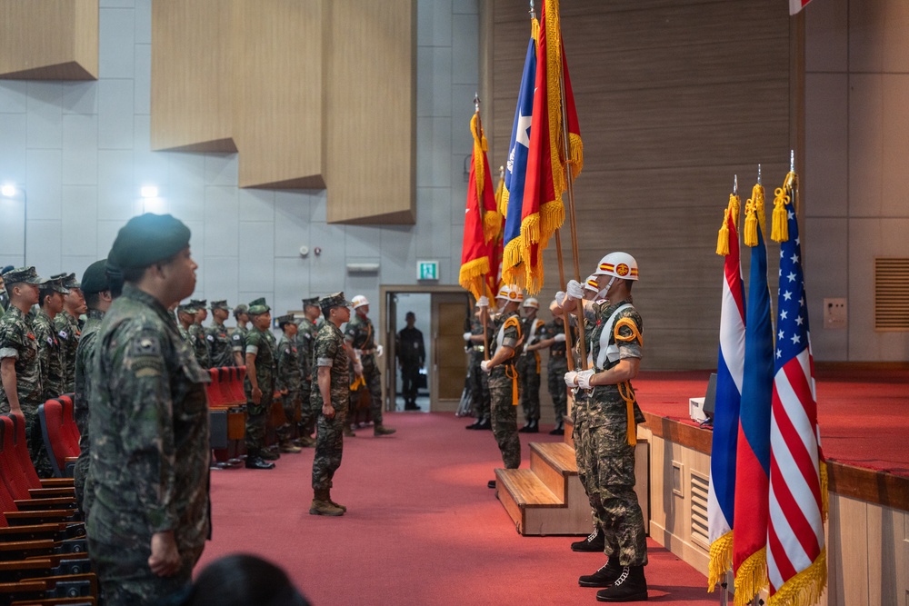 U.S. Marines Participate in the International Sniper Competition: Opening Ceremony