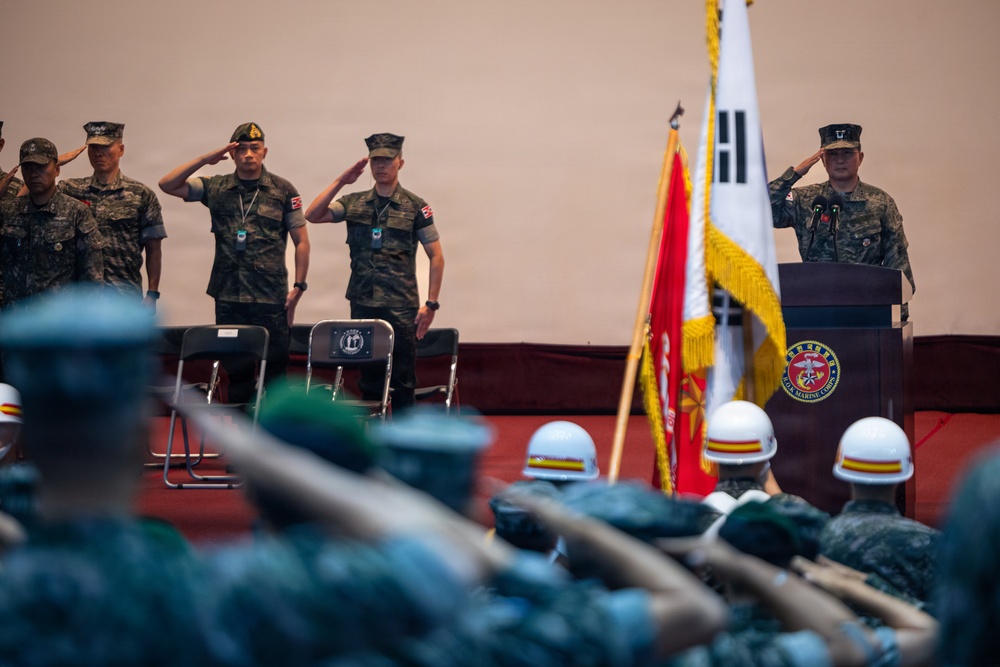 U.S. Marines Participate in the International Sniper Competition: Opening Ceremony