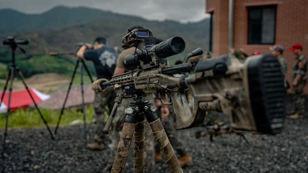 U.S. Marines Participate in the International Sniper Competition: Day 1
