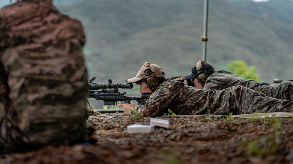U.S. Marines Participate in the International Sniper Competition: Day 1