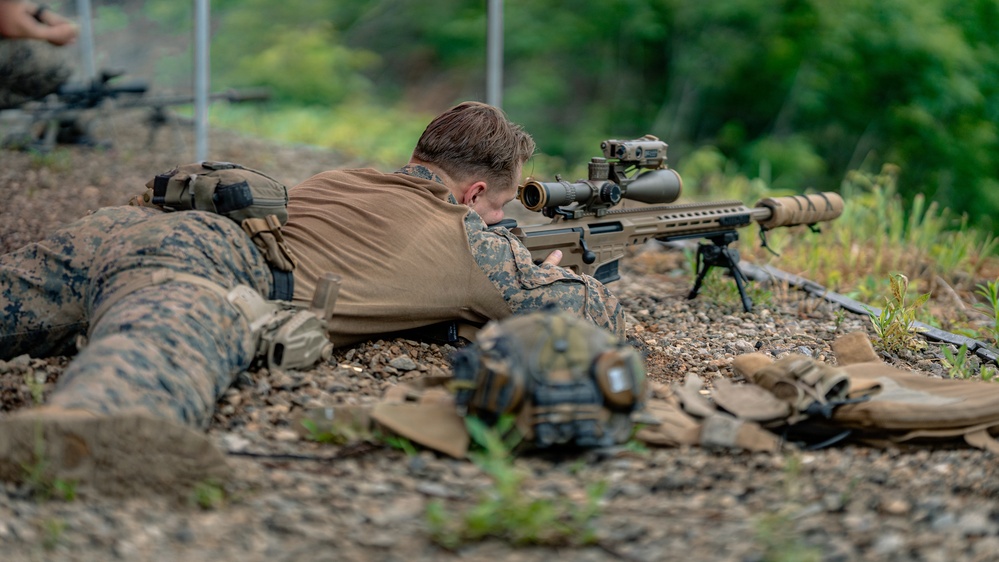 U.S. Marines Participate in the International Sniper Competition: Day 1