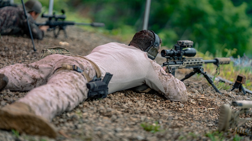 U.S. Marines Participate in the International Sniper Competition: Day 1