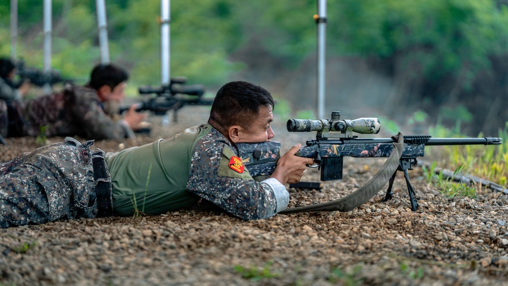 U.S. Marines Participate in the International Sniper Competition: Day 1