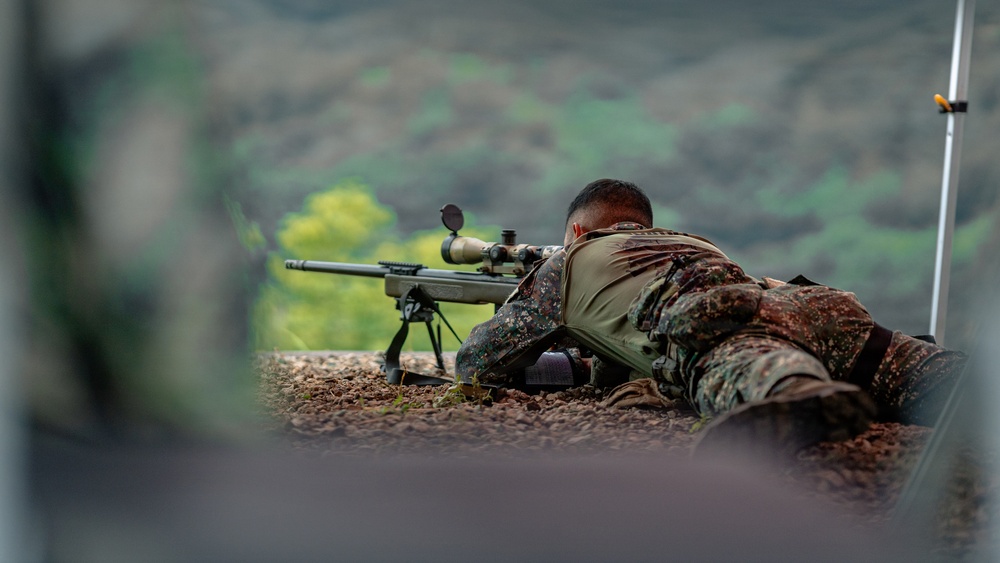 U.S. Marines Participate in the International Sniper Competition: Day 1