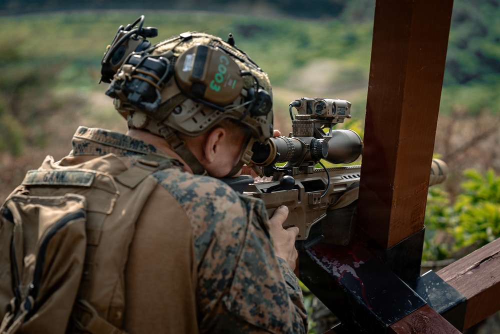 U.S. Marines Participate in the International Sniper Competition: Day 2