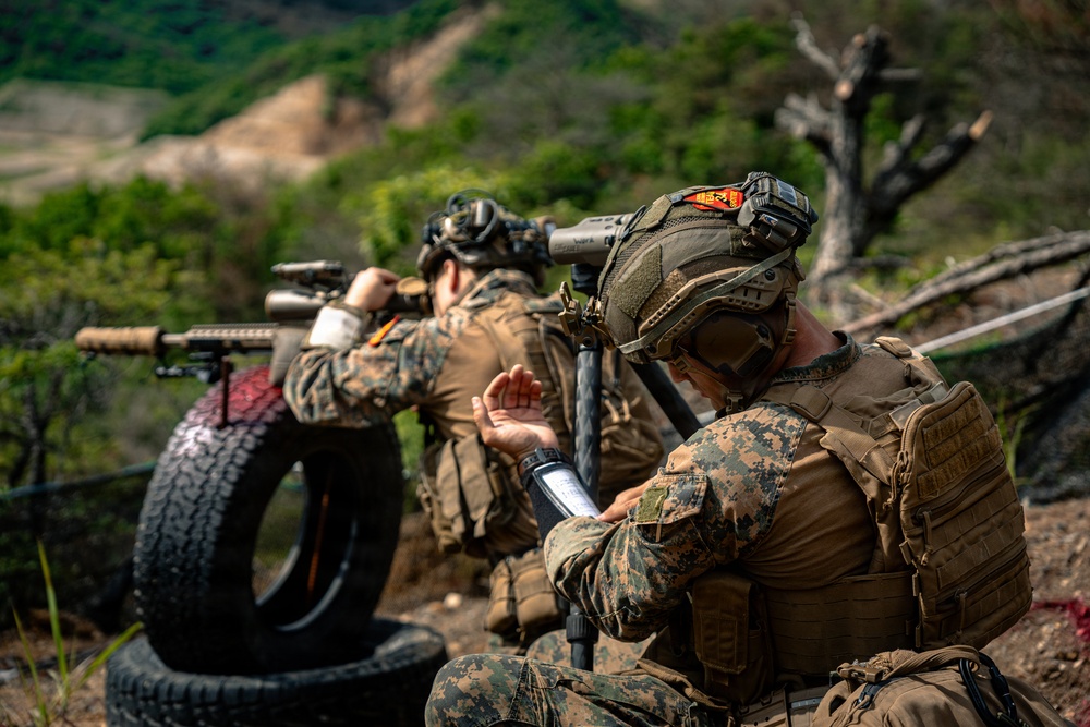 U.S. Marines Participate in the International Sniper Competition: Day 2