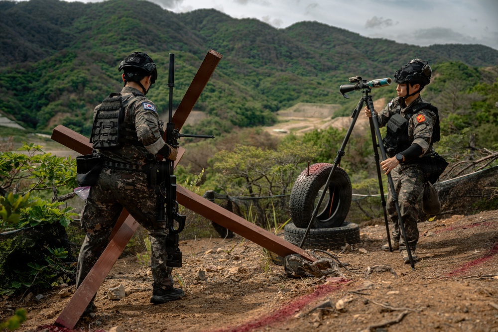 U.S. Marines Participate in the International Sniper Competition: Day 2