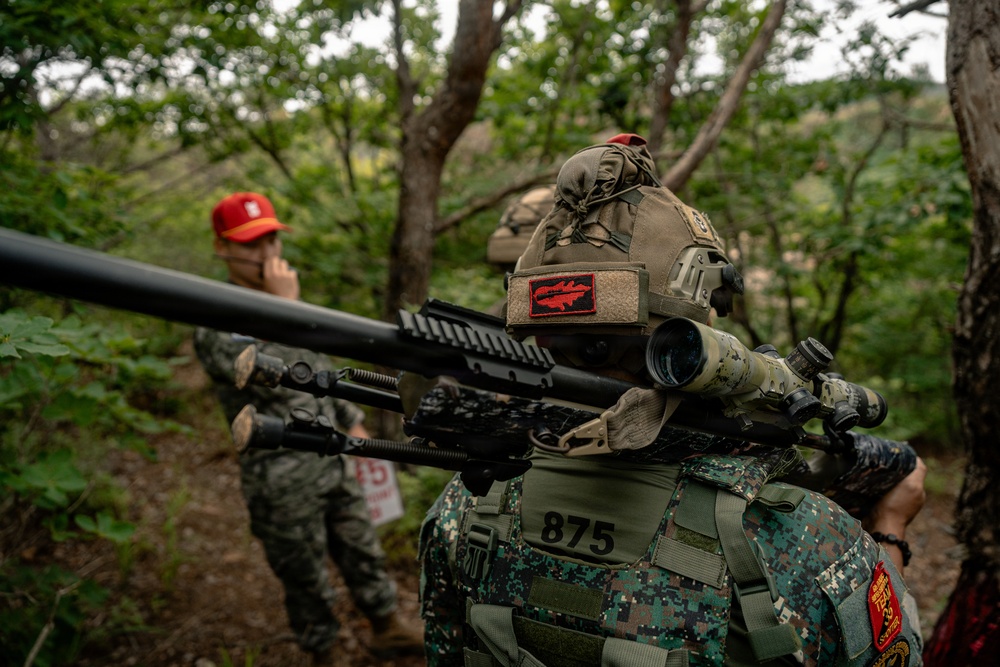 U.S. Marines Participate in the International Sniper Competition: Day 2