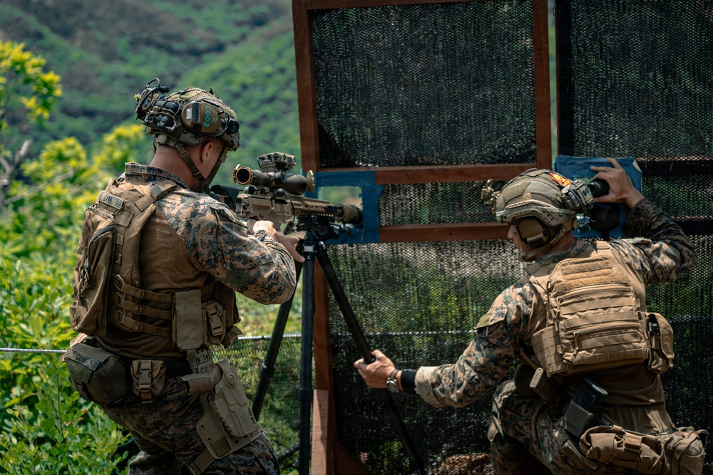 U.S. Marines Participate in the International Sniper Competition: Day 2
