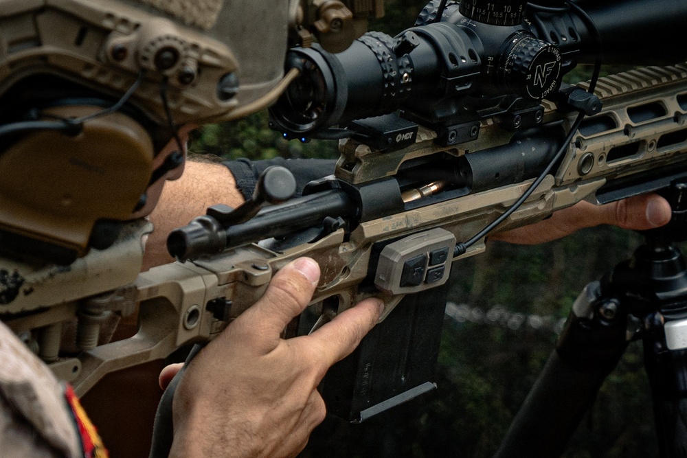 U.S. Marines Participate in the International Sniper Competition: Day 2