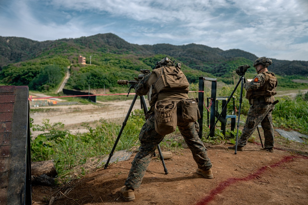 U.S. Marines Participate in the International Sniper Competition: Day 2