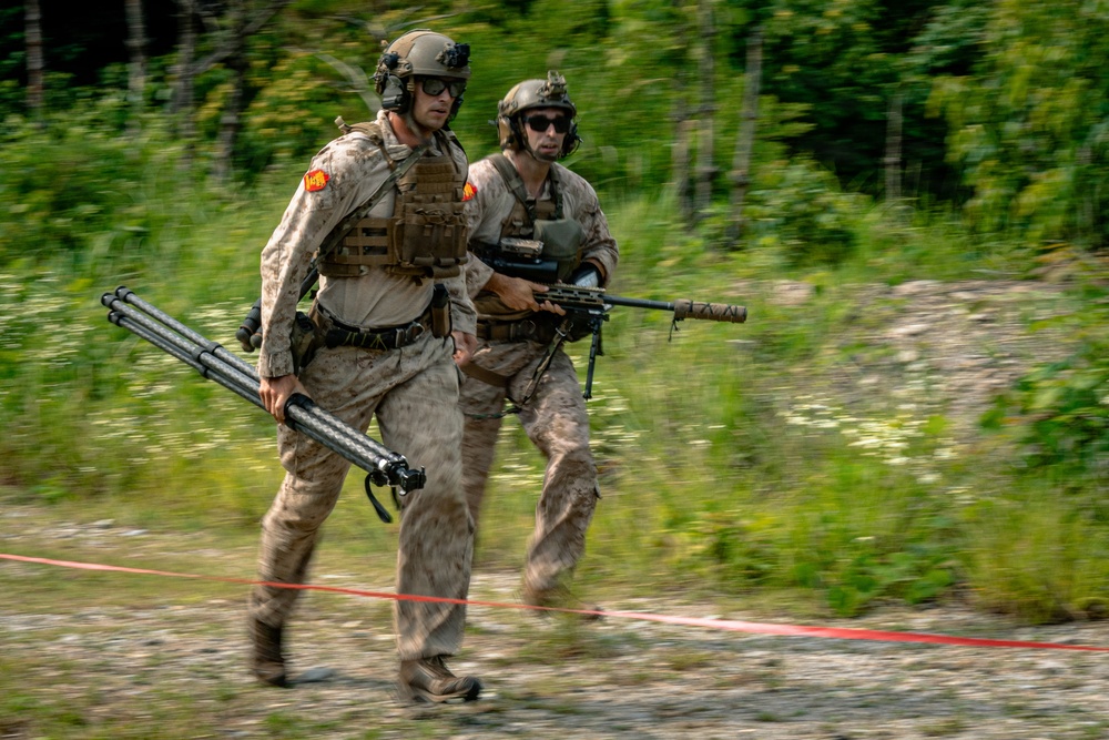 U.S. Marines Participate in the International Sniper Competition: Day 3
