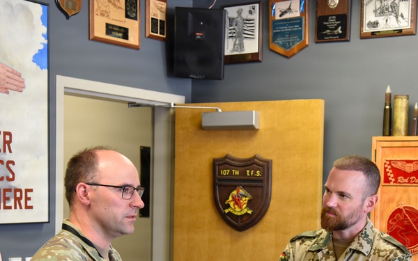 Michigan Air National Guard Hosts German Air Force Officer