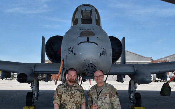 Michigan Air National Guard Hosts German Air Force Officer