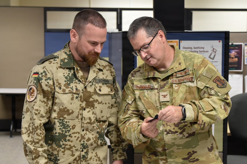 Michigan Air National Guard Hosts German Air Force Officer
