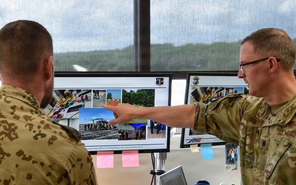 Michigan Air National Guard Hosts German Air Force Officer