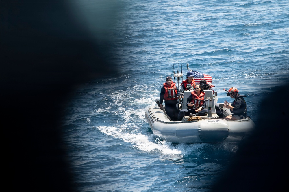 USS Boxer, HSC 21 Conduct Search and Rescue Qualifications