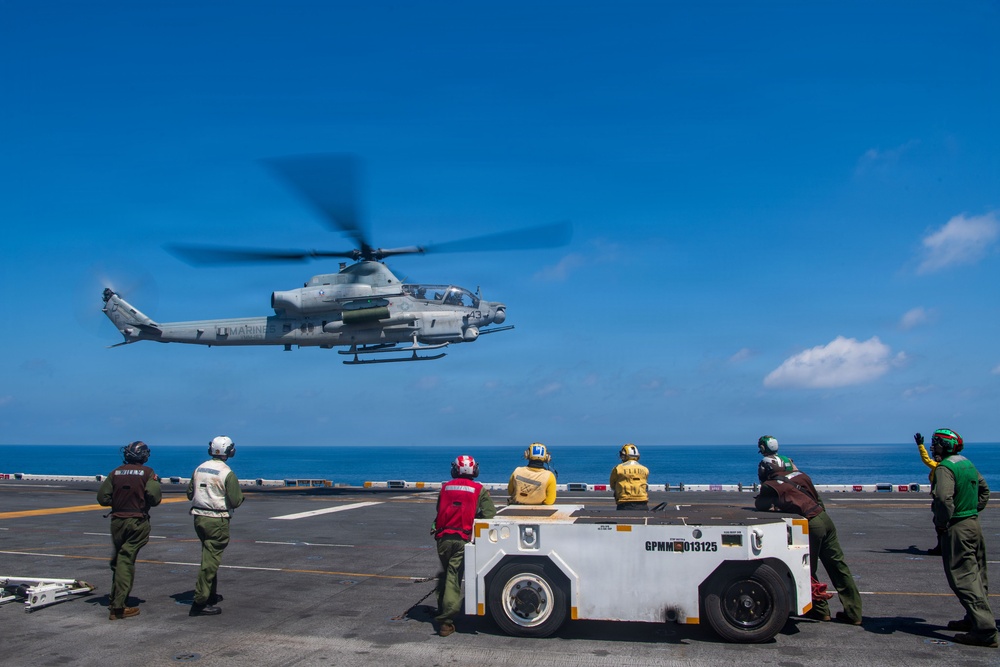 Boxer ARG Conducts Flight Operations