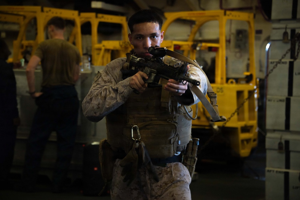 U.S. Marines Build Combat Readiness Aboard USS Boxer