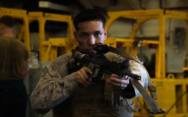 U.S. Marines Build Combat Readiness Aboard USS Boxer