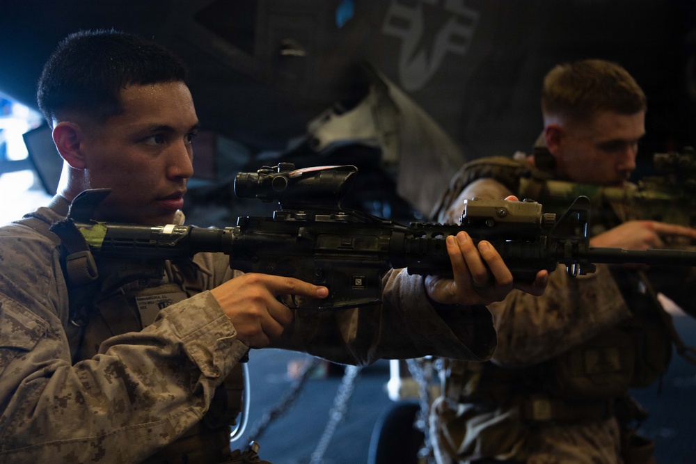 U.S. Marines Build Combat Readiness Aboard USS Boxer