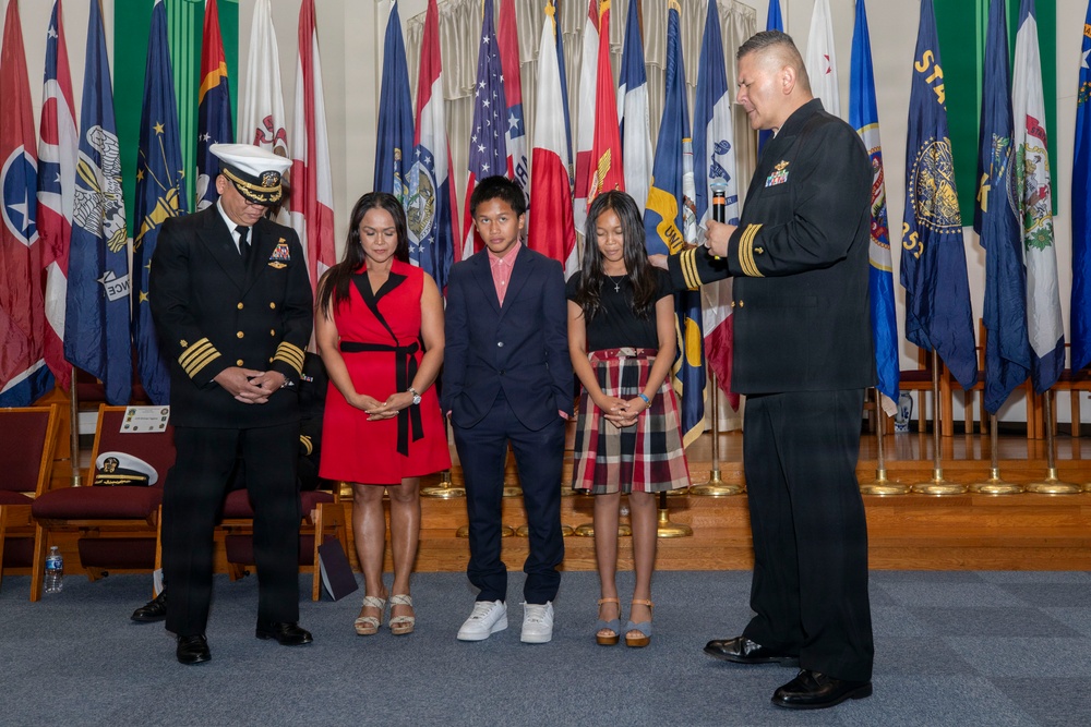 U.S. Navy Capt. Dominick Fernandez retirement ceremony