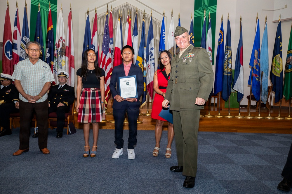 U.S. Navy Capt. Dominick Fernandez retirement ceremony