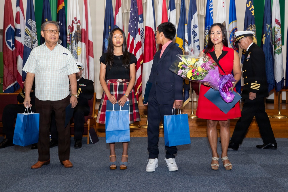 U.S. Navy Capt. Dominick Fernandez retirement ceremony