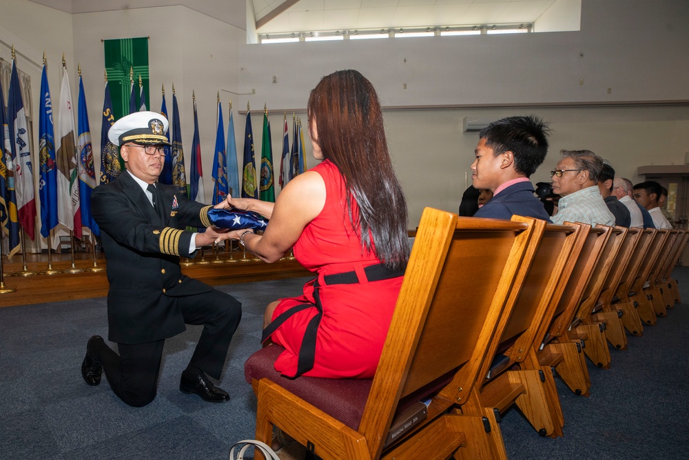 U.S. Navy Capt. Dominick Fernandez retirement ceremony